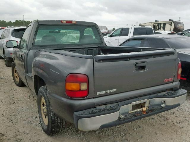 1GTEC14W91Z287739 - 2001 GMC NEW SIERRA GRAY photo 3