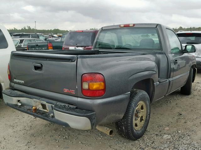 1GTEC14W91Z287739 - 2001 GMC NEW SIERRA GRAY photo 4