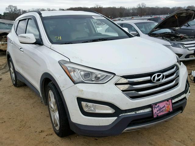 5XYZU3LA4DG006675 - 2013 HYUNDAI SANTA FE S WHITE photo 1