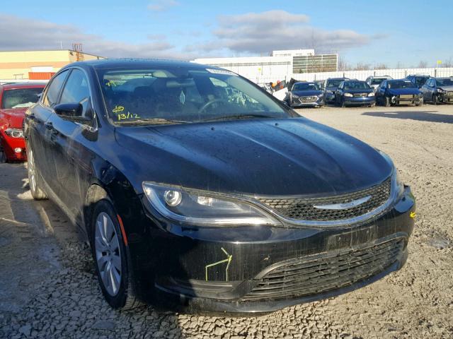 1C3CCCFB0FN593227 - 2015 CHRYSLER 200 LX BLACK photo 1