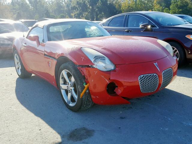 1G2MB35B57Y106953 - 2007 PONTIAC SOLSTICE RED photo 1