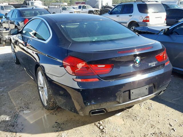 WBALX3C56CDV77157 - 2012 BMW 650 I BLACK photo 3