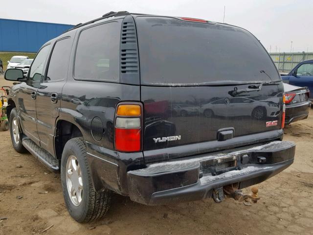 1GKEK63UX5J206854 - 2005 GMC YUKON DENA BLACK photo 3