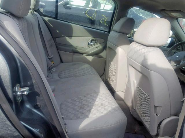 1G1ZT52865F130733 - 2005 CHEVROLET MALIBU LS ნაცრისფერი ფოტო 6