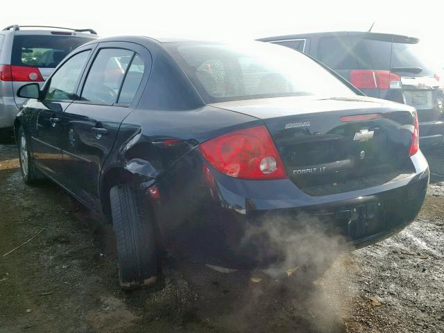 1G1AF5F53A7182832 - 2010 CHEVROLET COBALT 2LT BLACK photo 3