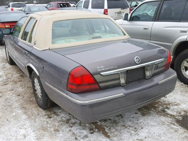 2MEFM75V27X640359 - 2007 MERCURY GRAND MARQ GRAY photo 3