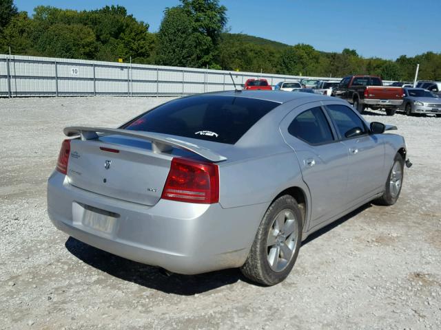 2B3KA33G78H144993 - 2008 DODGE CHARGER SX SILVER photo 4