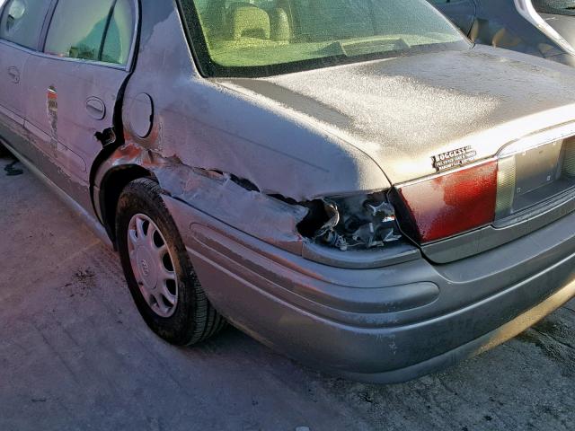 1G4HP52K844139488 - 2004 BUICK LESABRE CU SILVER photo 9