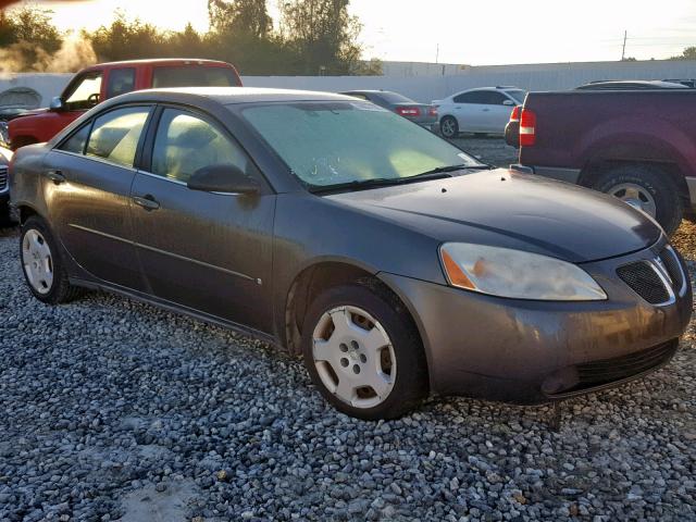 1G2ZF58B474214747 - 2007 PONTIAC G6 VALUE L GRAY photo 1