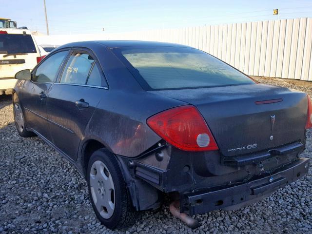 1G2ZF58B474214747 - 2007 PONTIAC G6 VALUE L GRAY photo 3