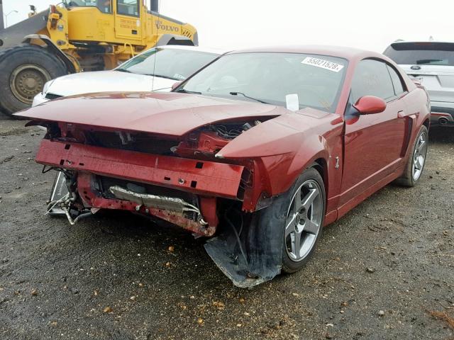 1FAFP48Y63F330661 - 2003 FORD MUSTANG CO RED photo 2