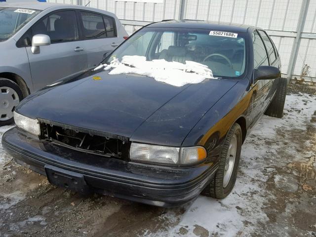 1G1BL52PXSR166394 - 1995 CHEVROLET CAPRICE / BLACK photo 2