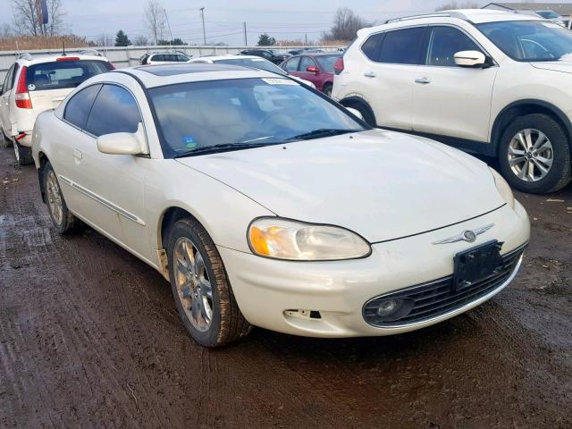 4C3AG52HX2E087818 - 2002 CHRYSLER SEBRING LX WHITE photo 1