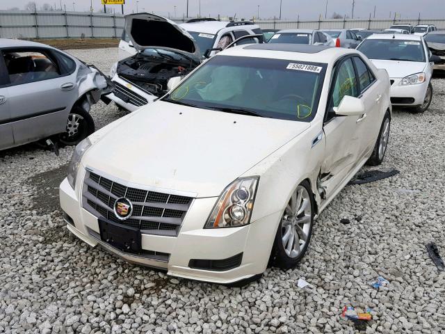 1G6DH5EY3B0163723 - 2011 CADILLAC CTS LUXURY WHITE photo 2