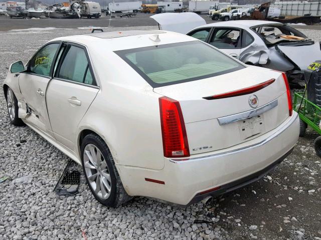 1G6DH5EY3B0163723 - 2011 CADILLAC CTS LUXURY WHITE photo 3