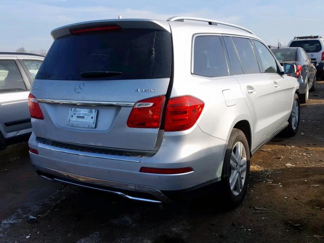 4JGDF6EE1FA497968 - 2015 MERCEDES-BENZ GL 450 4MA GRAY photo 4