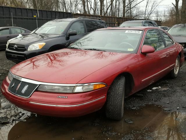 1LNLM91V4SY600634 - 1995 LINCOLN MARK VIII RED photo 2