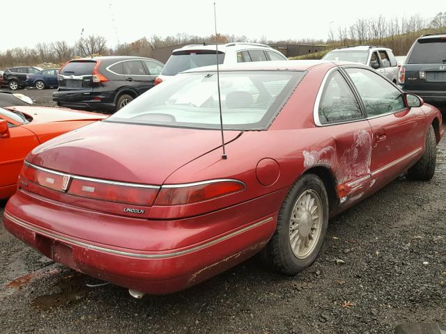 1LNLM91V4SY600634 - 1995 LINCOLN MARK VIII RED photo 4