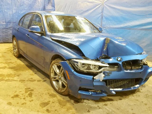 WBA8D9C57JA614247 - 2018 BMW 330 XI BLUE photo 1