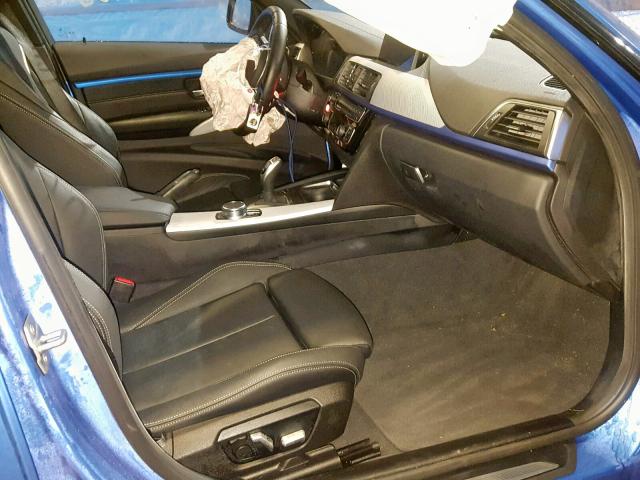 WBA8D9C57JA614247 - 2018 BMW 330 XI BLUE photo 5