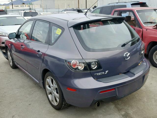 JM1BK344181860397 - 2008 MAZDA 3 HATCHBAC GRAY photo 3