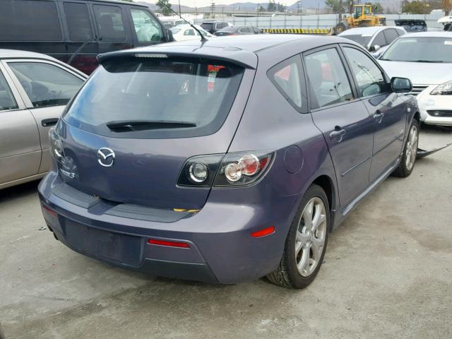 JM1BK344181860397 - 2008 MAZDA 3 HATCHBAC GRAY photo 4