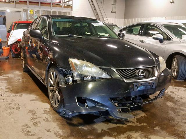 JTHBK262065011761 - 2006 LEXUS IS 250 BLACK photo 1