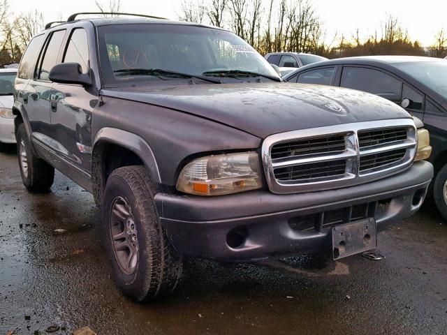 1D4HS48N53F576479 - 2003 DODGE DURANGO SL CHARCOAL photo 1