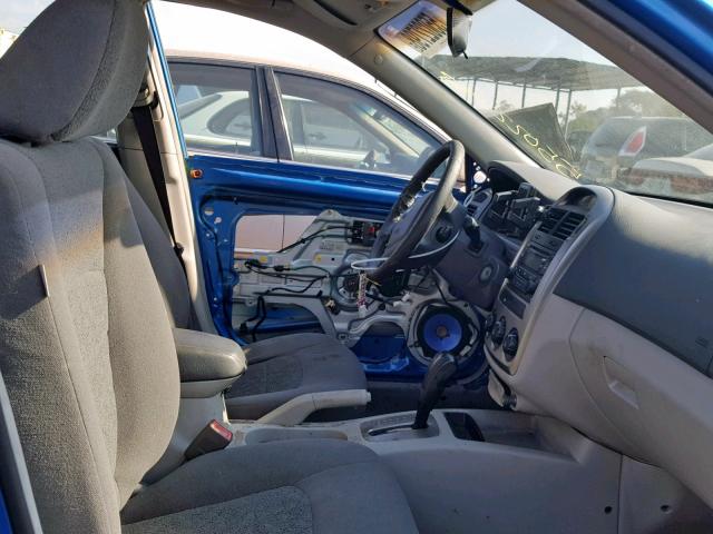 KNAFE162265271743 - 2006 KIA SPECTRA5 BLUE photo 5