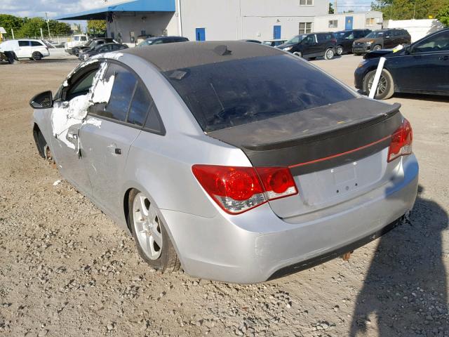 1G1PB5SH1D7216311 - 2013 CHEVROLET CRUZE LS SILVER photo 3