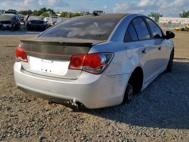 1G1PB5SH1D7216311 - 2013 CHEVROLET CRUZE LS SILVER photo 4