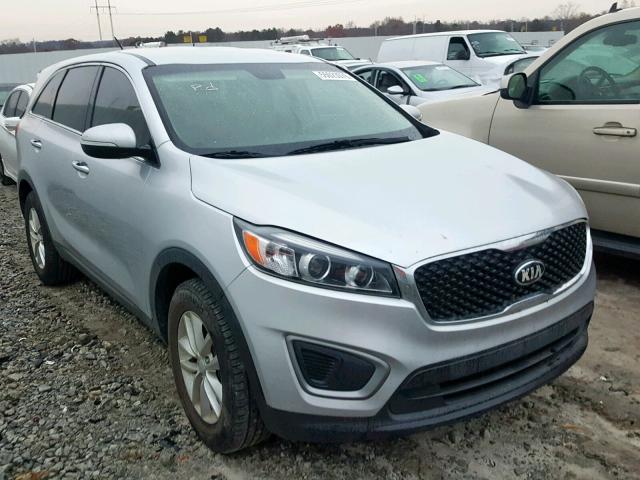 5XYPG4A35GG028343 - 2016 KIA SORENTO LX SILVER photo 1