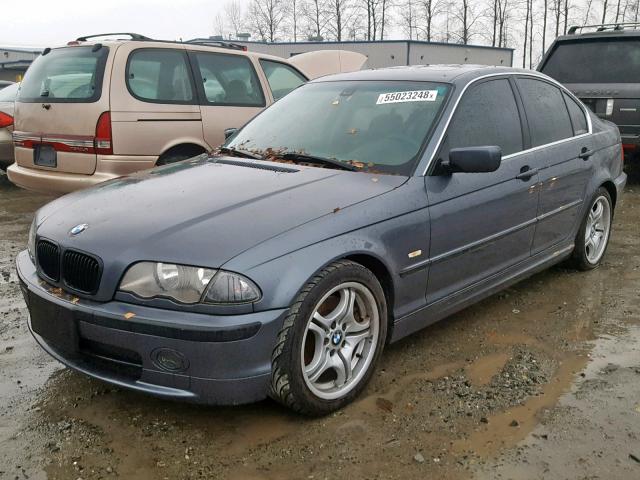 WBAAV53421FT00460 - 2001 BMW 330 I CHARCOAL photo 2