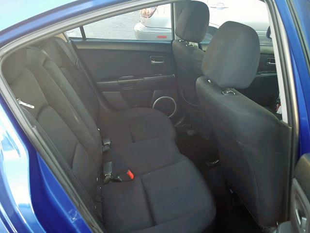 JM1BK323271665966 - 2007 MAZDA 3 S BLUE photo 6