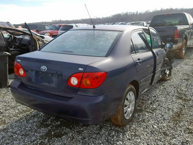 2T1BR32E44C311001 - 2004 TOYOTA COROLLA CE BLUE photo 4