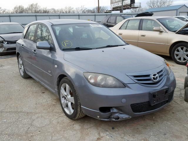 JM1BK144761431704 - 2006 MAZDA 3 HATCHBAC GRAY photo 1