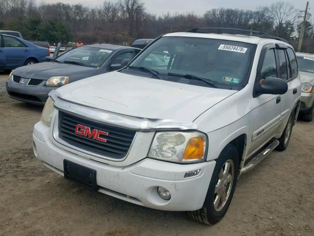 1GKDT13S742449654 - 2004 GMC ENVOY WHITE photo 2