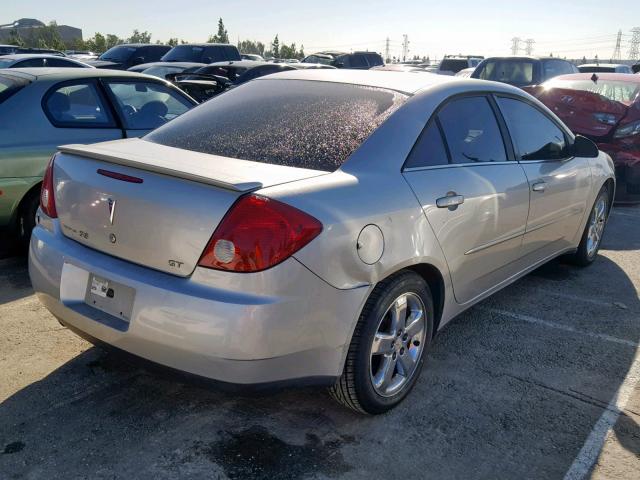 1G2ZH558264115085 - 2006 PONTIAC G6 GT SILVER photo 4