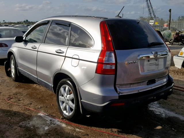 JHLRE38748C019532 - 2008 HONDA CR-V EXL SILVER photo 3