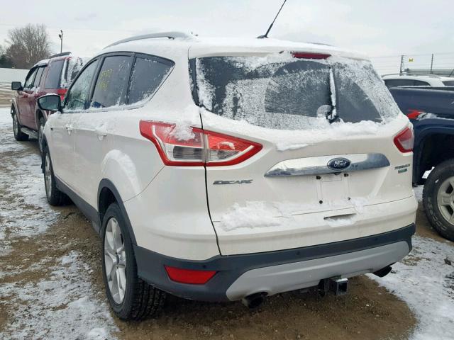 1FMCU9J95EUA04513 - 2014 FORD ESCAPE TIT WHITE photo 3