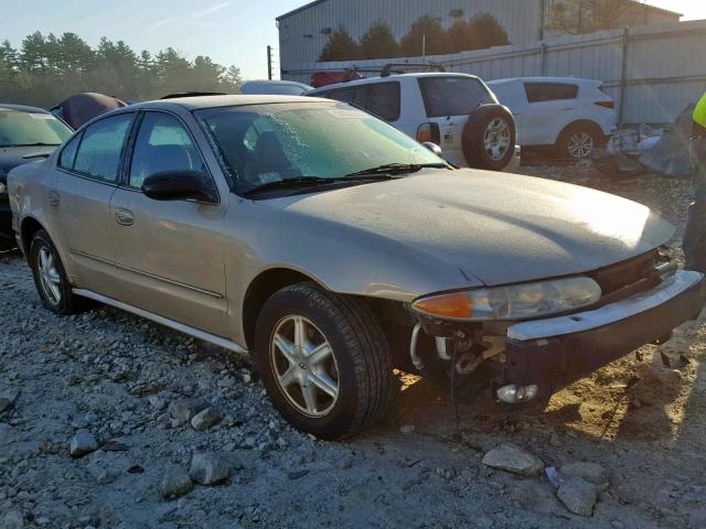 1G3NL52F62C240490 - 2002 OLDSMOBILE ALERO GL GOLD photo 1