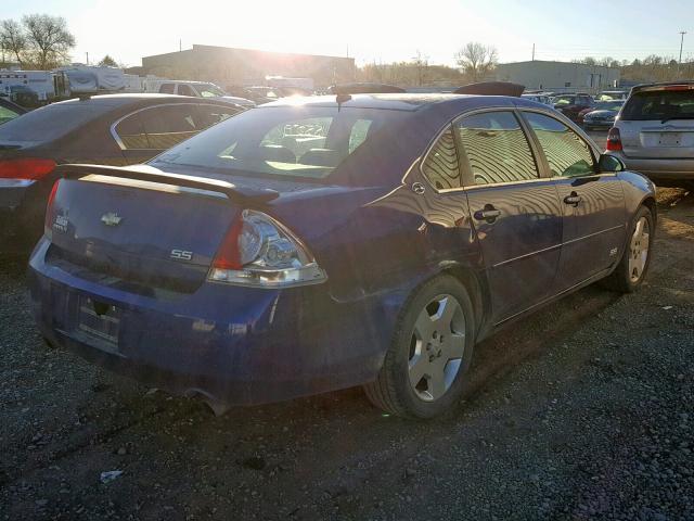 2G1WD58C369116942 - 2006 CHEVROLET IMPALA SUP 紫色 照片 4