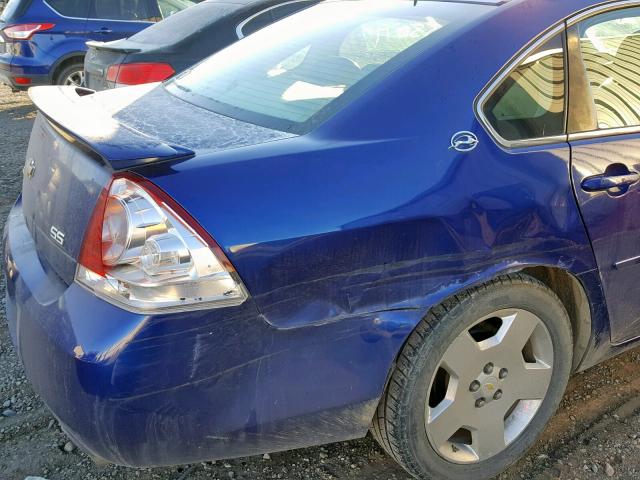 2G1WD58C369116942 - 2006 CHEVROLET IMPALA SUP 紫色 照片 9