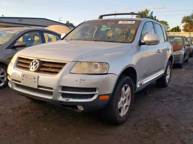 WVGZG77L15D021530 - 2005 VOLKSWAGEN TOUAREG 3. SILVER photo 2