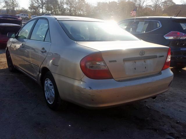 4T1BE32K62U517160 - 2002 TOYOTA CAMRY LE BEIGE photo 3