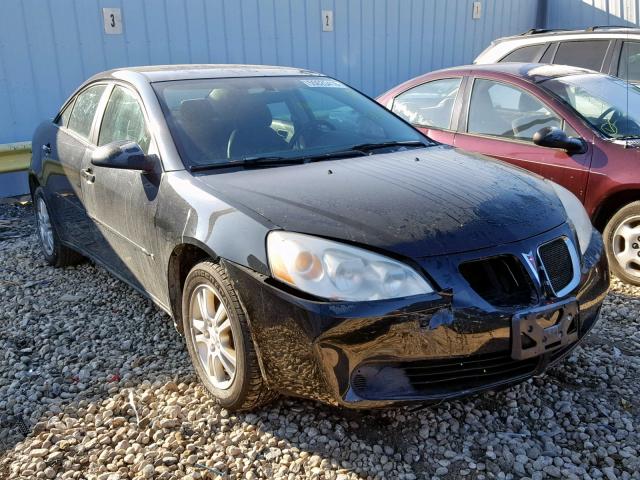 1G2ZF58B874165729 - 2007 PONTIAC G6 VALUE L BLACK photo 1