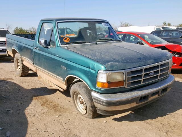 1FTEF15Y7TLB90116 - 1996 FORD F150 GREEN photo 1