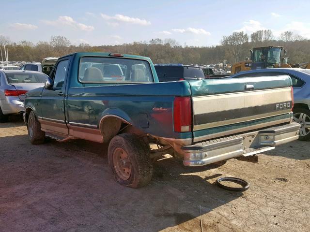 1FTEF15Y7TLB90116 - 1996 FORD F150 GREEN photo 3