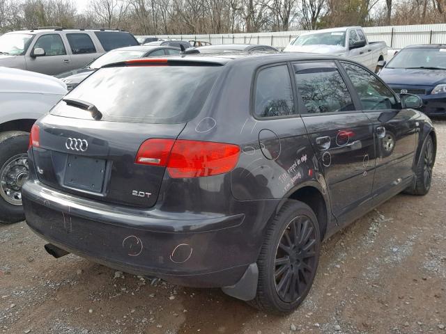 WAUNF78P26A193542 - 2006 AUDI A3 2.0 PRE GRAY photo 4