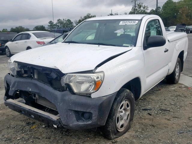 5TFNX4CN0CX011771 - 2012 TOYOTA TACOMA WHITE photo 2